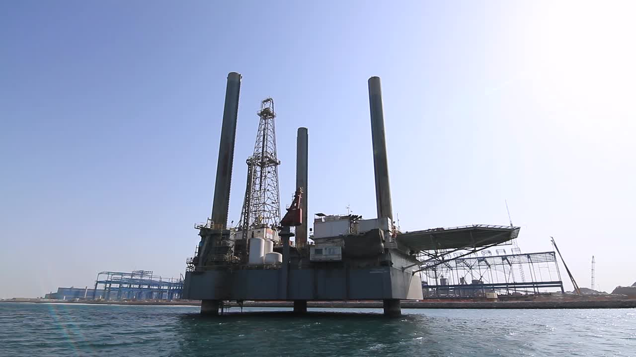 Oil Rig in the Ocean