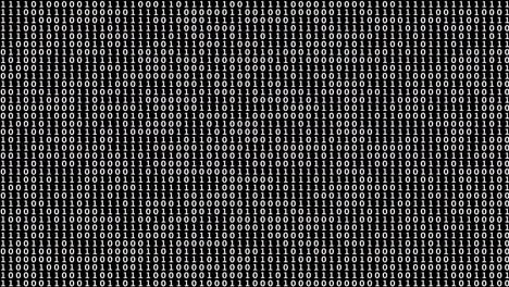 dígitos de código binario y fondo negro, concepto de metaverso, edad digital. algoritmo binario, big data, descifrado y codificación, fondo de matriz de fila.