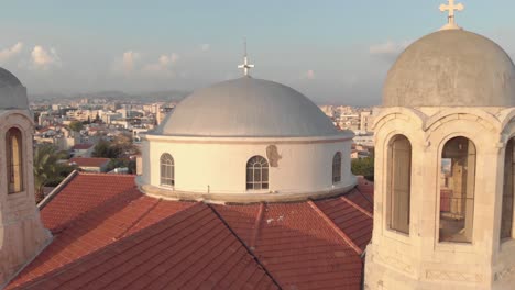 cathedral in limassol, cyprus - aerial view