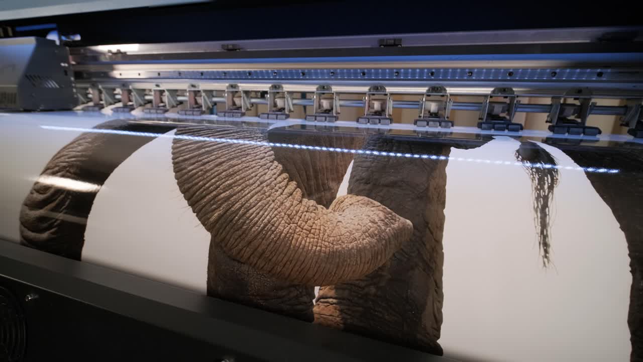 스트레치 천장 인쇄 기계의 대형 인쇄