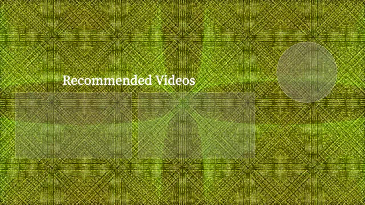 칼레이도스코프 패턴 엔드 카드 엔딩 스크린 모션 그래픽