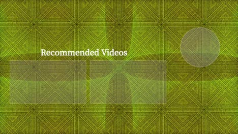 kaleidoscope pattern end card ending screen motion graphics