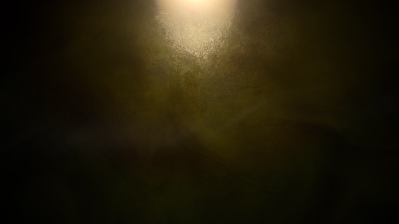 Light effect and moving camera on grunge texture