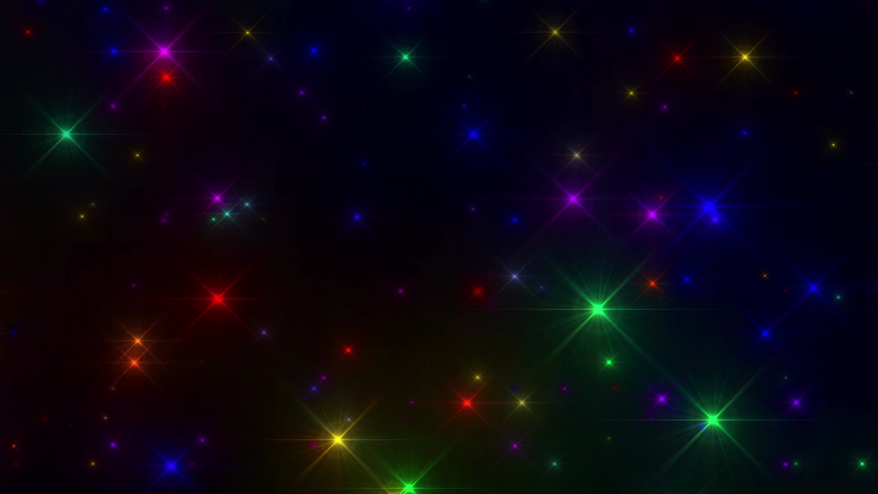 날아다니는 다채로운 별의 루프