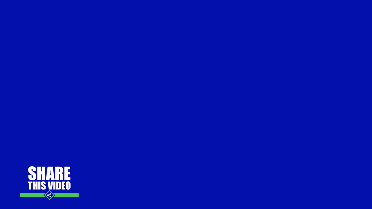Fondo azul con el texto «Comparte este vídeo»