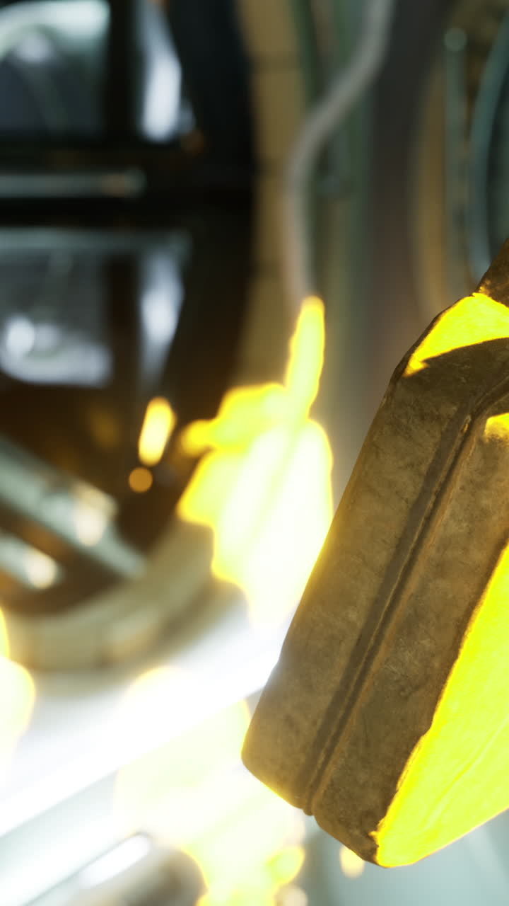 Bright sparks illuminate hightech workshop with reflective surfaces