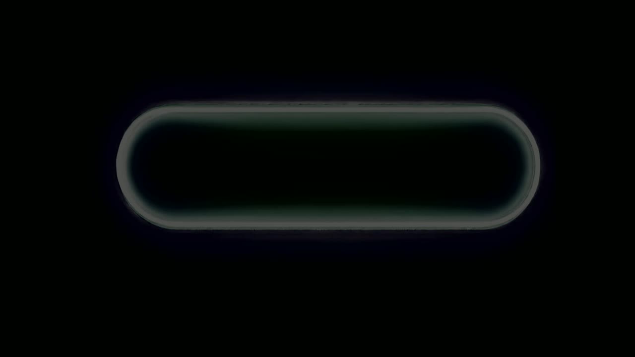 luz de neón forma de tubo de borde moderno animación gráficos de movimiento para elementos de video con espacio de copia y fondo negro