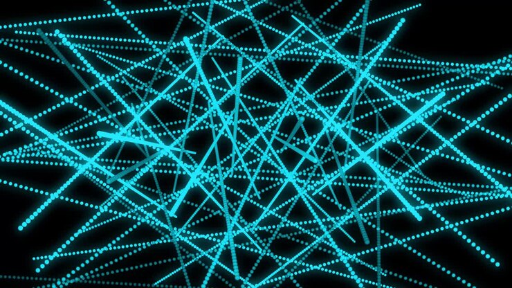 Light blue color Dot Shape Pattern animation motion graphics