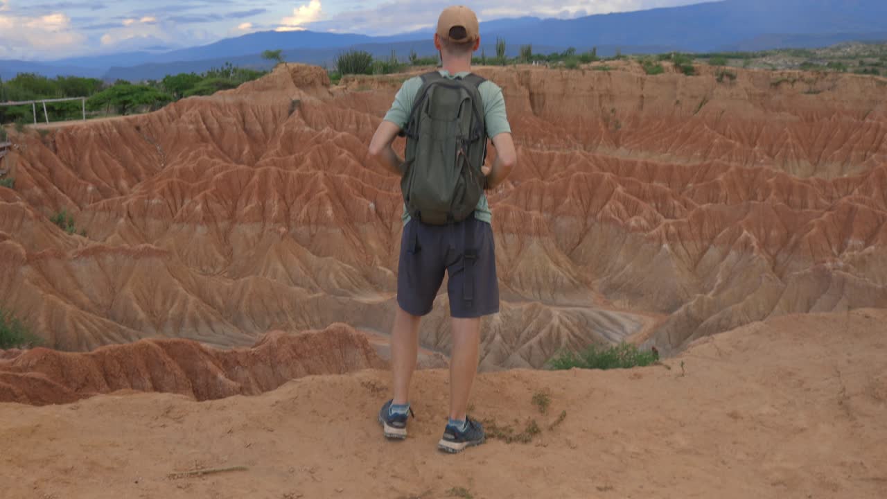 Tatacoa red desert landscape viewpoint Colombia soil canyon dry tropical forest