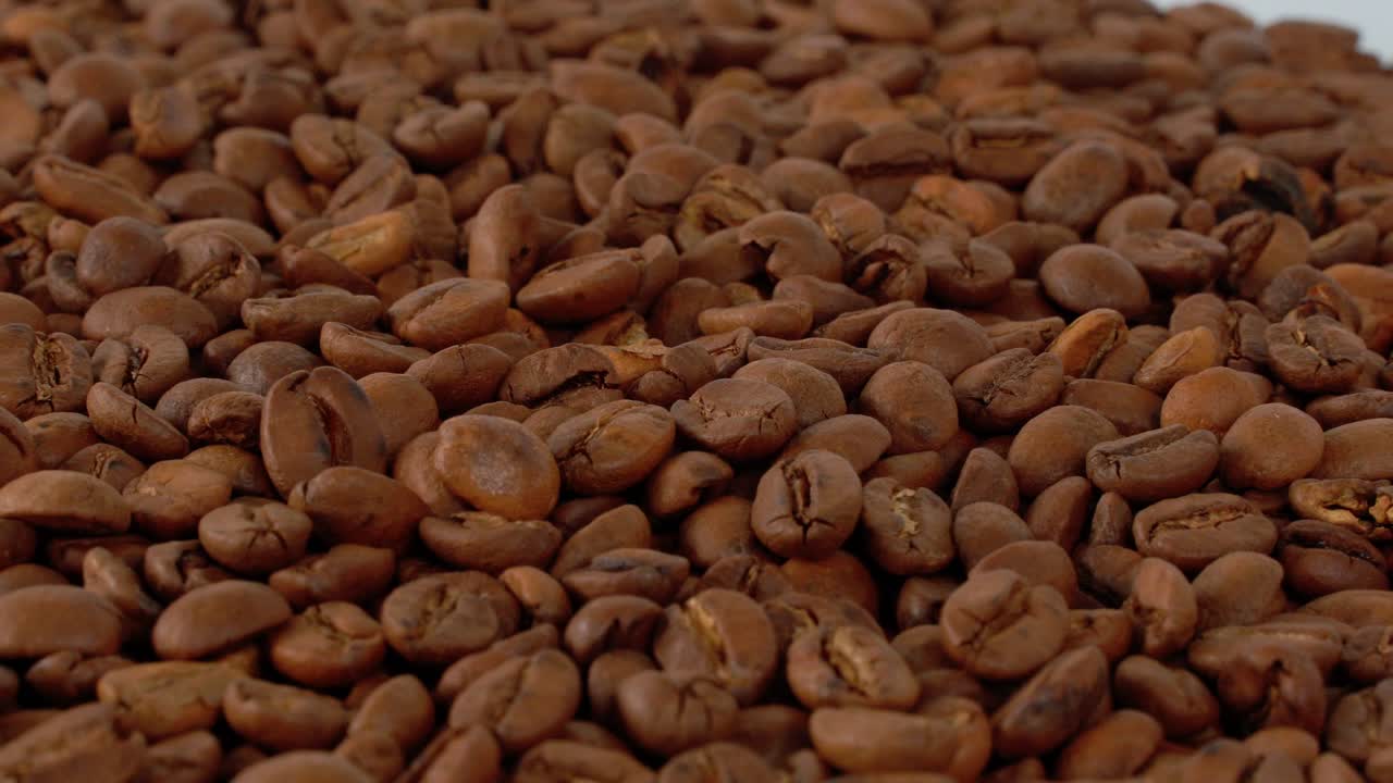 granos de café para café turco disparo dinámico deslizante