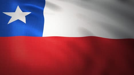 bandera de chile - bandera de alta resolución 4k, evolucionando en el viento. imágenes de la república de chile