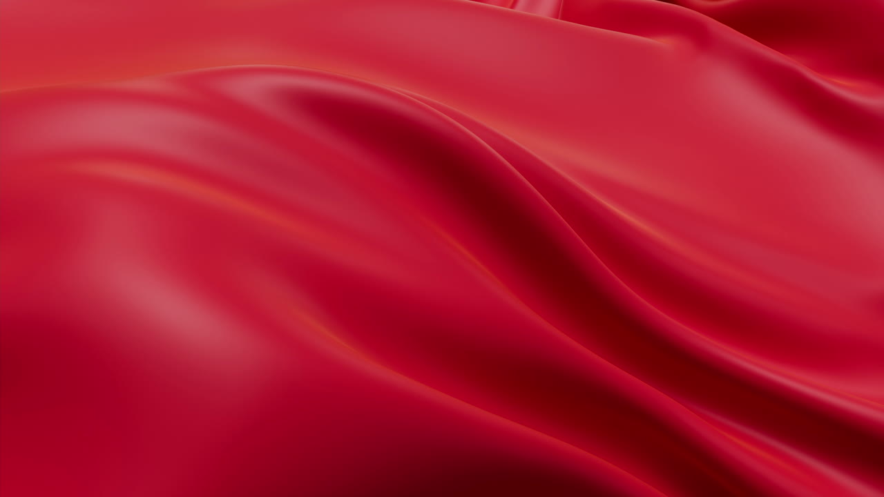 красная летающая одежда, 3d-рендеринг.