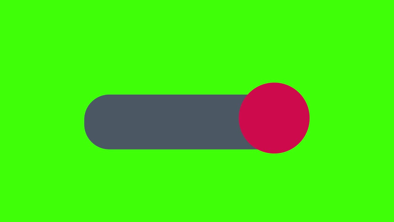 animación de un icono infográfico en un fondo de pantalla verde