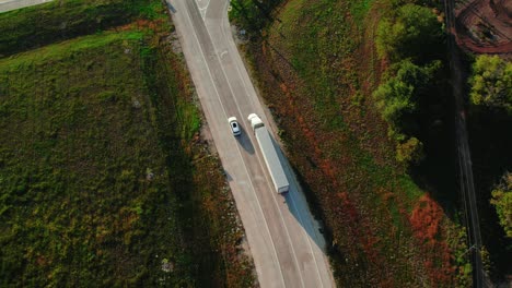 beautiful aerial for hiring truck drivers concept in trucking business