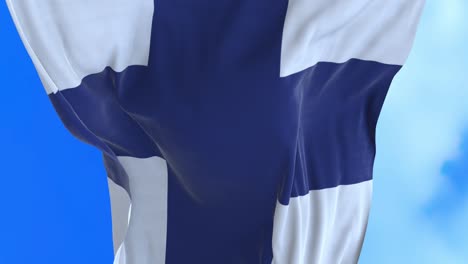seamless loop of finnish flag.