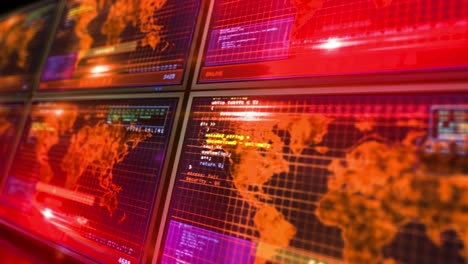 earth globe map symbol on screens