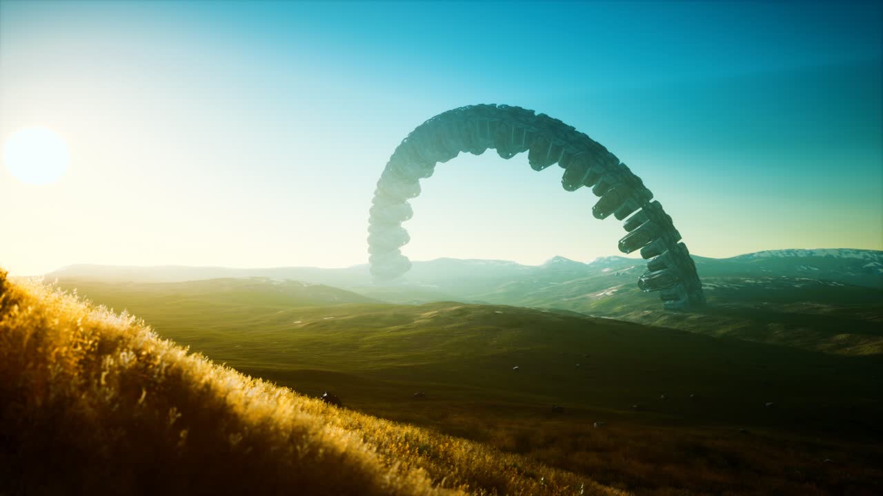 지구를 향한 정체되지 않은 비행 물체