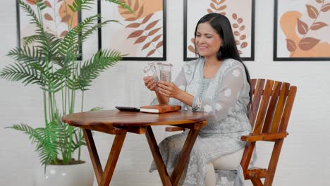 Happy-woman-counting-money