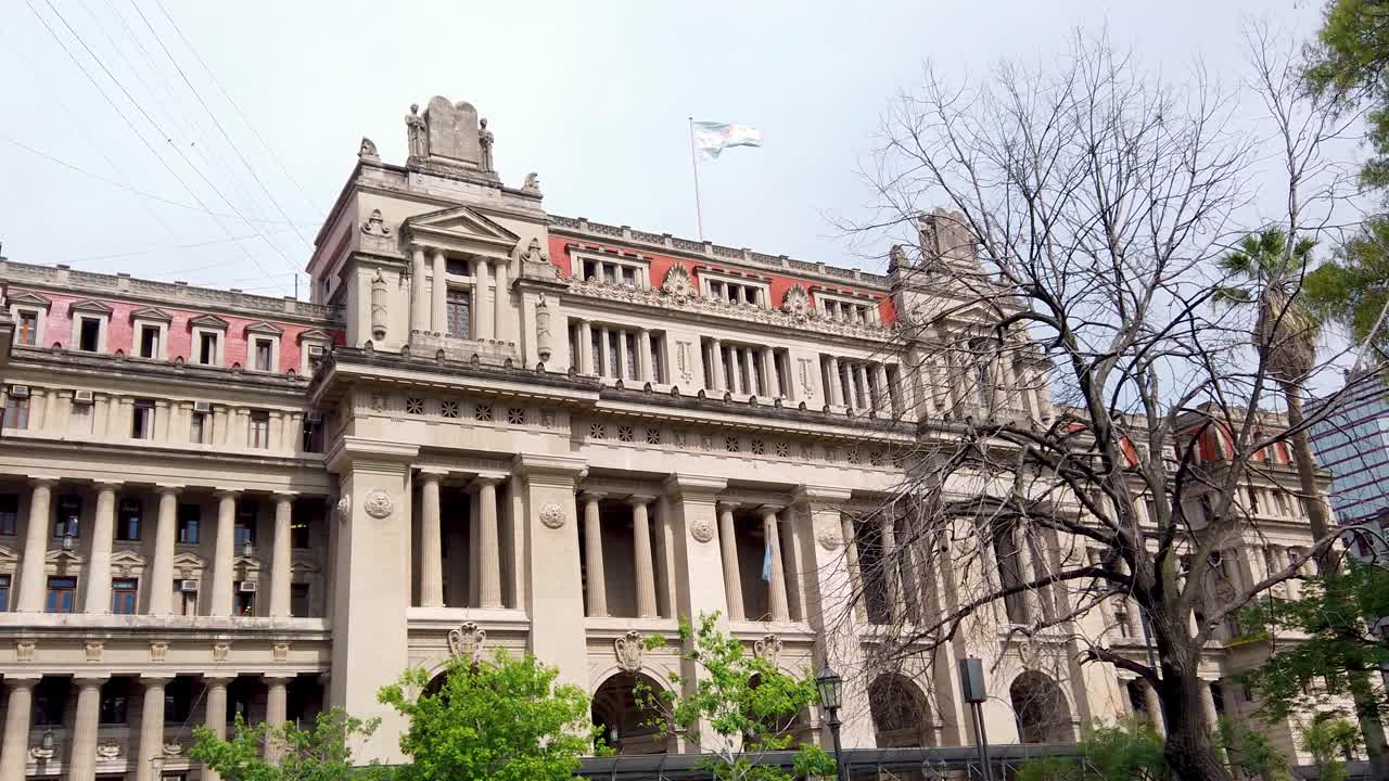 Panoramic at Palace of Justice, historic building at Buenos Aires City Argentina