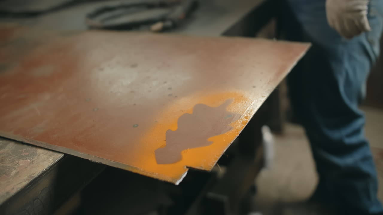 Metallilevyn korjaus