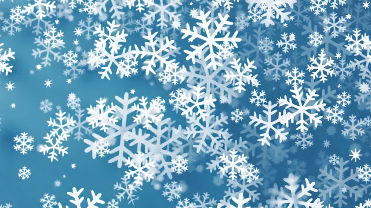 fondo de copos de nieve