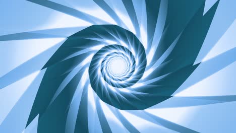 túnel espiral azul en bucle remolino hipnótico fondo animado