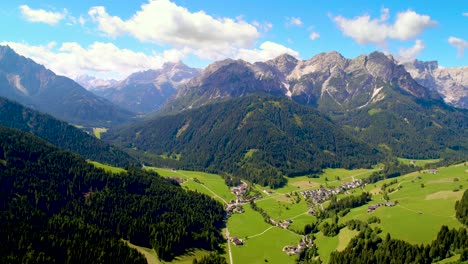 scenic view of the beautiful landscape in the alps