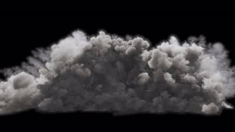 explosion smoke cloud