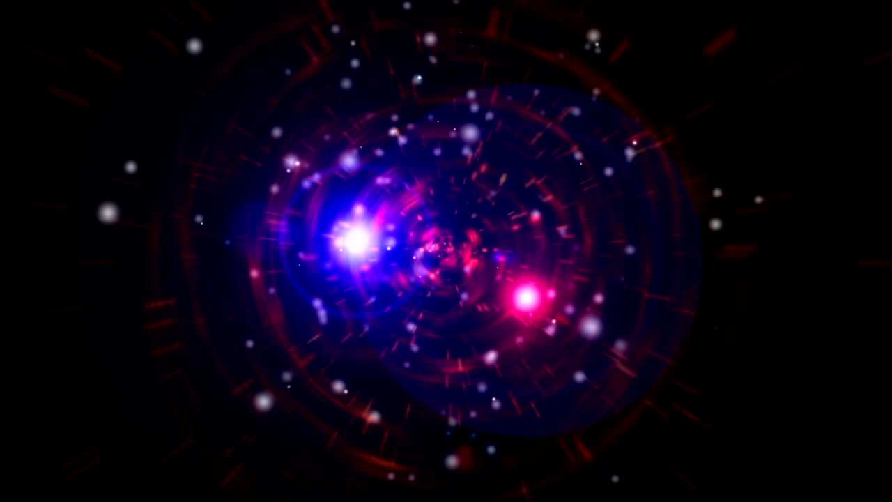 volare nel tunnel del cosmo e 2 grandi stelle 4k