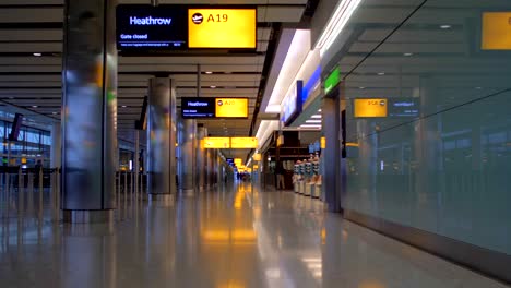 a19, airline, airport, coronavirus, covid, departure, empty airport, england, flights, fly, hethrow, jet, jib, london, marker, plane, shot, slider, terminal, travel, travel ban, vacation