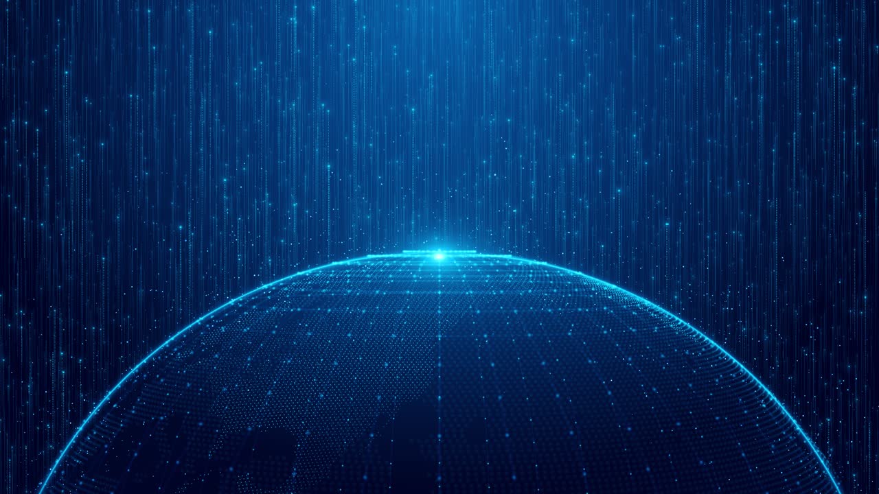 Network background big data flow data speed blockchain innovation tech data internet connection ai