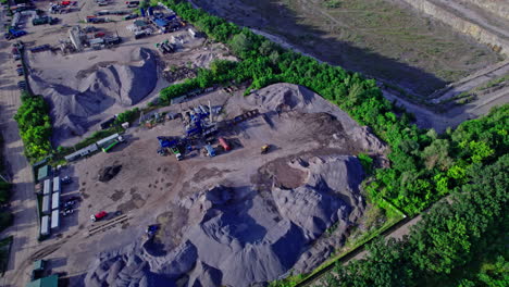 open pit mine, dumpers, quarrying extractive industry, stripping work