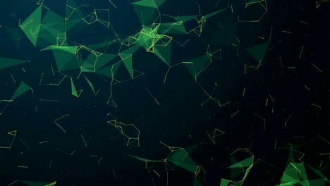 fondo abstracto con líneas geométricas y puntos. conexión y concepto de web.