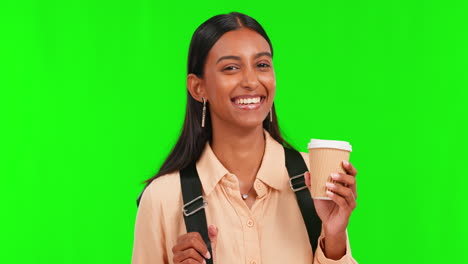 Green-screen,-girl-or-portrait-of-student