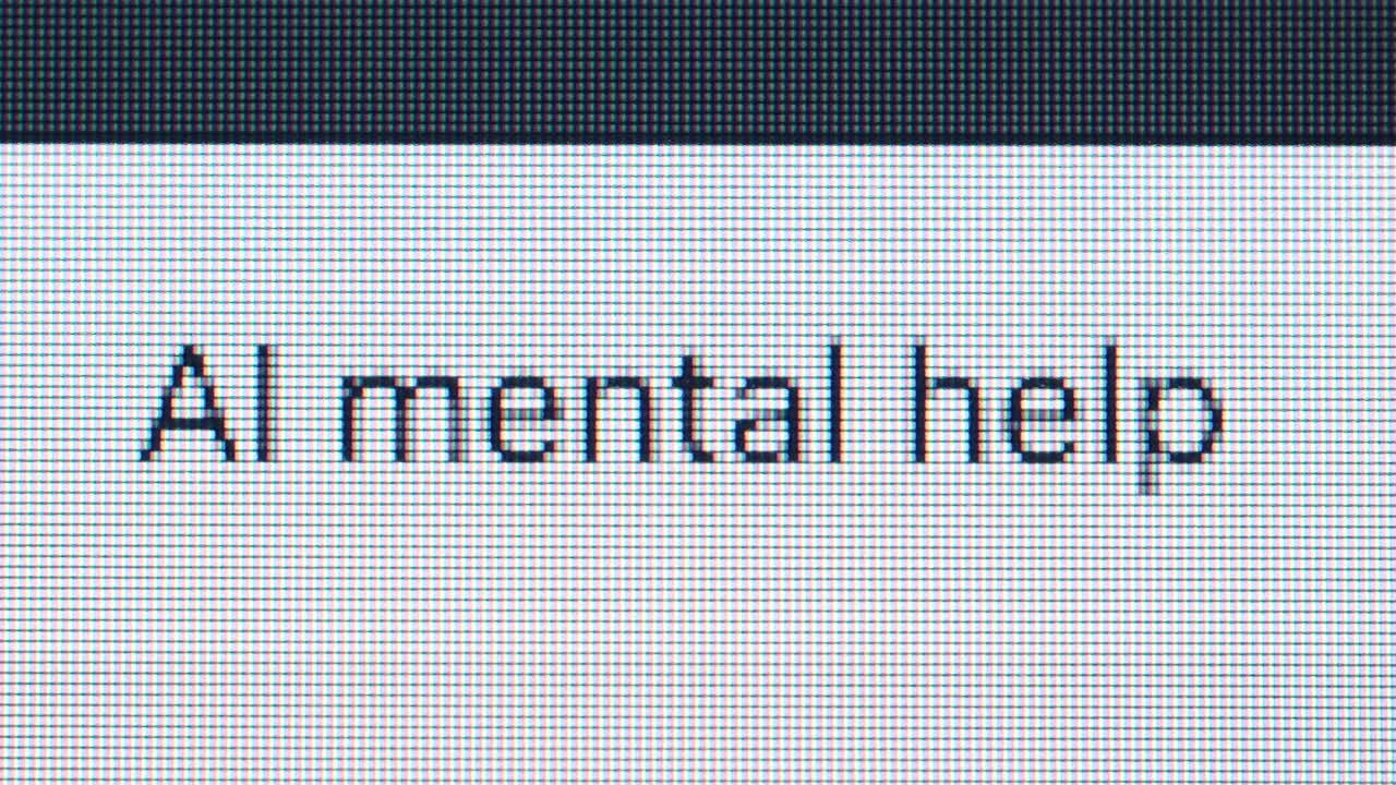 AI mental health support