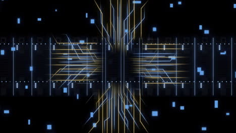 Animation-of-circuit-board-and-digital-data-processing-over-computer-servers