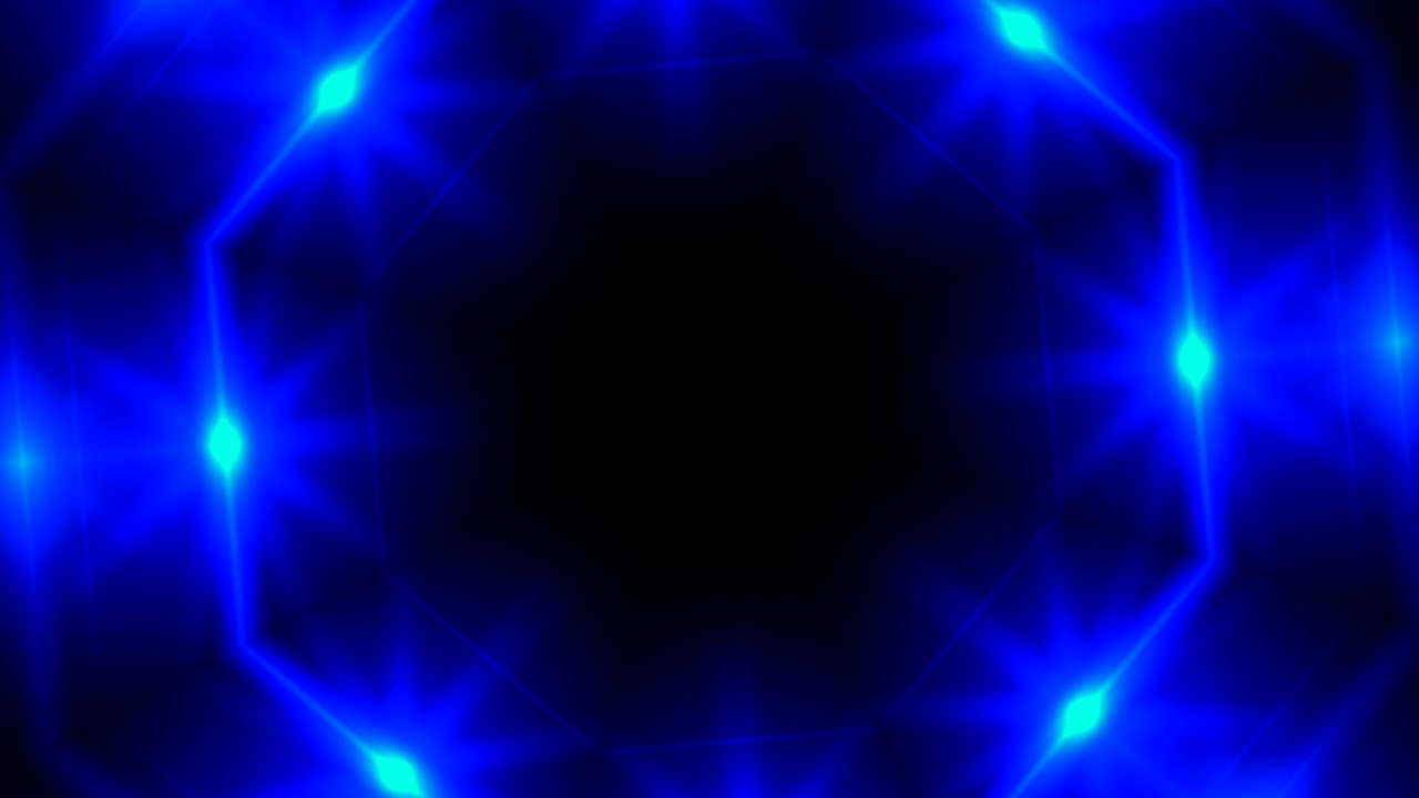 칼레이도스코픽 터널 효과를 가진 박이는 경찰 조명 - 원활한 루핑