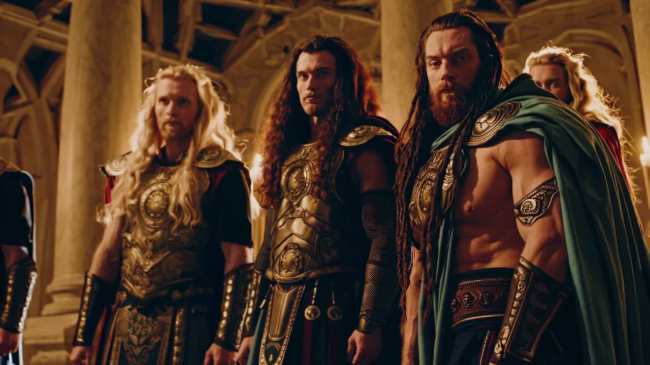 Mythological Warriors in Armor