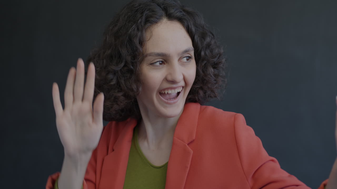 Woman Video Call/Portrait