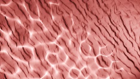 water reflection light pattern on wrinkled purple sand surface. abstract natural overlay with wavy lines and sunlight ripple effect. design for wallpaper, banner, postcard, greeting card, poster,