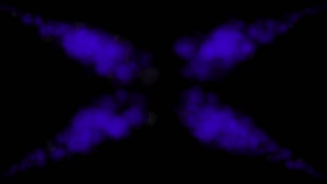 smoke blowing color particles animation motion graphics