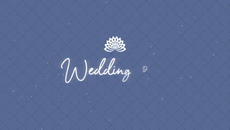 Hochzeitstag-Mit-Blauem-Geometrischem-Muster-Und-Glitzern