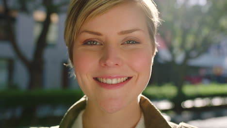 Closeup-face-of-fashionable-woman-showing-cheerful