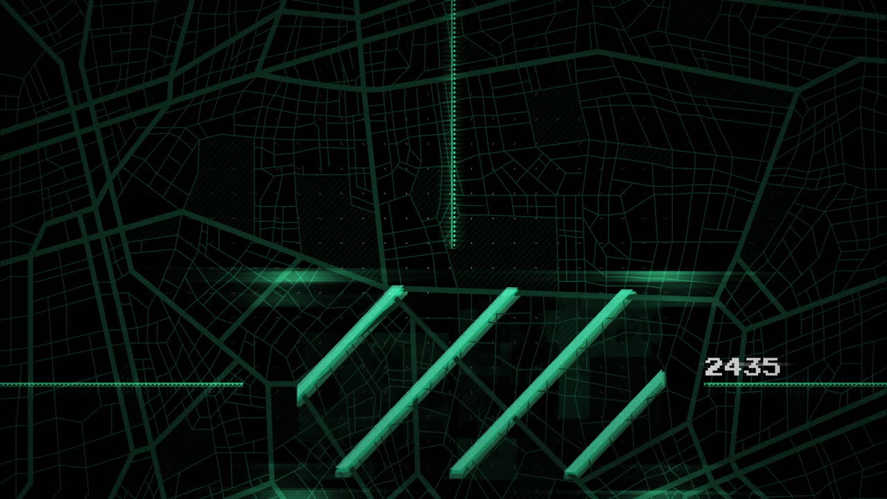 데이터 프로세싱을 통한 연결 네트워크의 애니메이션