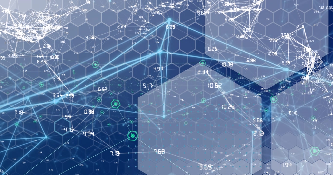 Animation of network of connections over globe