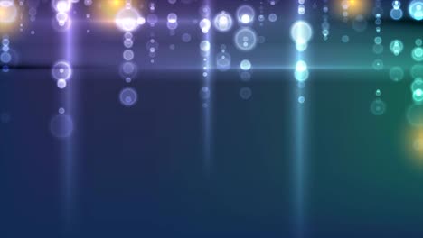 luces brillantes abstracto animado de video bokeh brillante