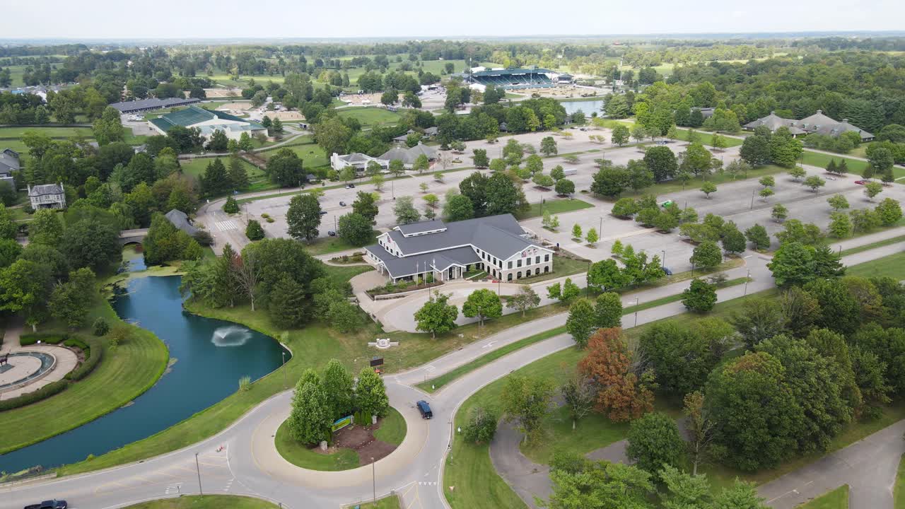 United States Equestrian Federation building in Kentucky Horse Park in Lexington, Kentucky, USA