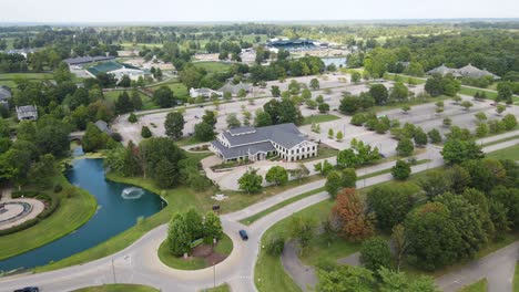united states equestrian federation building in kentucky horse park in lexington, kentucky, usa