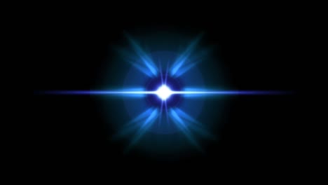 abstract fantasy light effect bright blue optical flare seamless loop animated lights. 4k 3d rendering vj fractal blue motion graphics. blue shiny lights background animation abstract concepts.