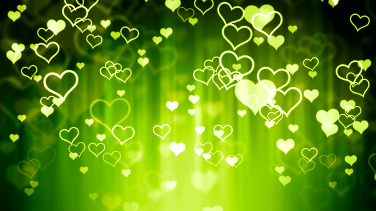 la caída de los corazones de vidrio verde